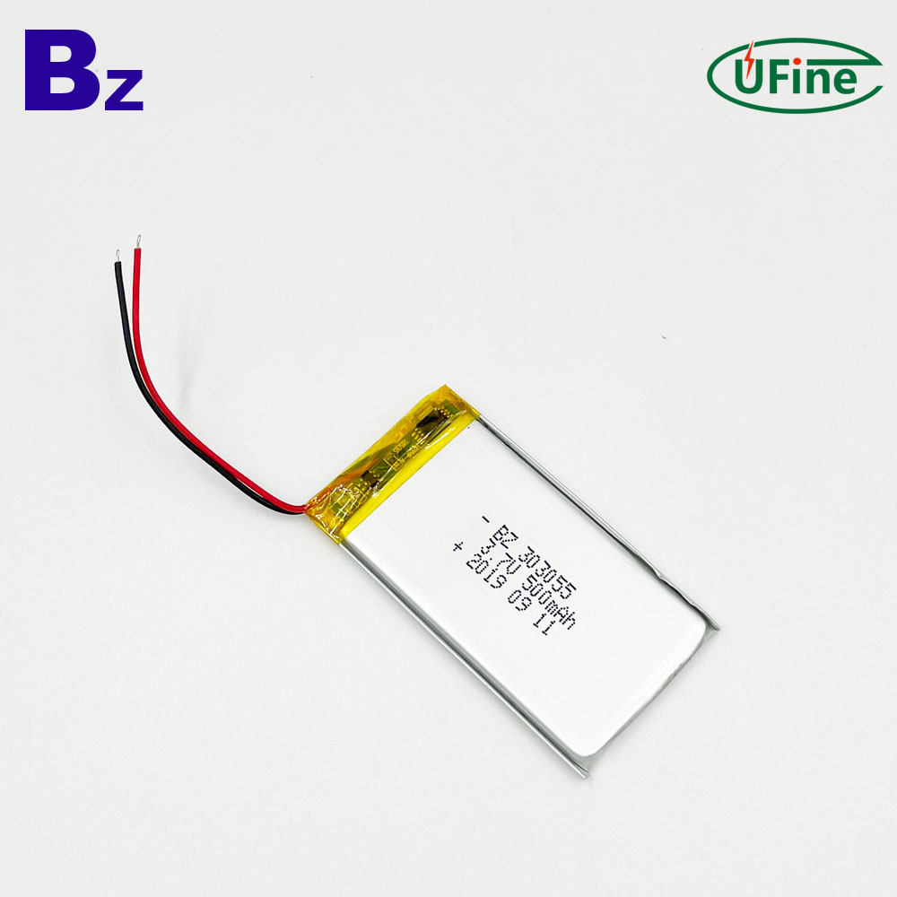 500mAh Li-polymer Battery for Blood Pressure Monitor