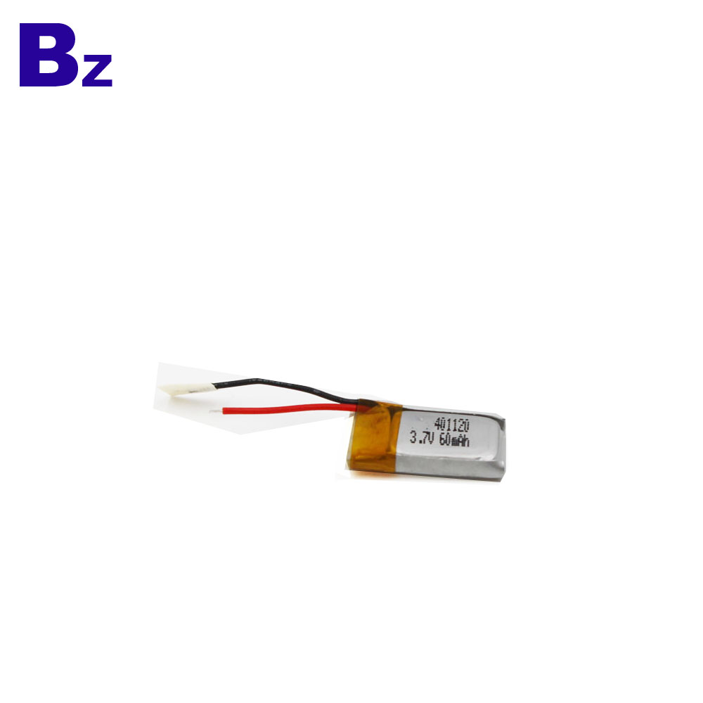 BZ 401120 60mAh 3.7V Lithium Ion Polymer Battery