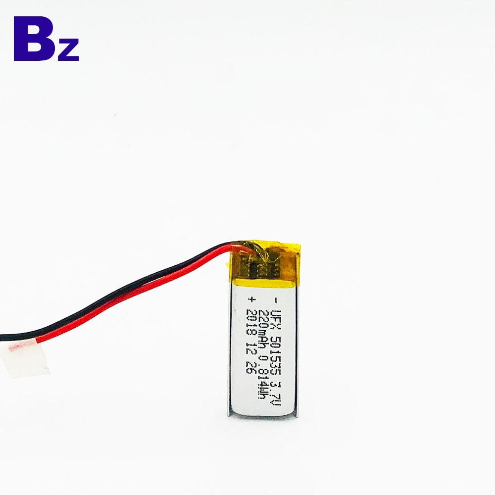 501535 220mAh 3.7V Lithium Polymer Battery 