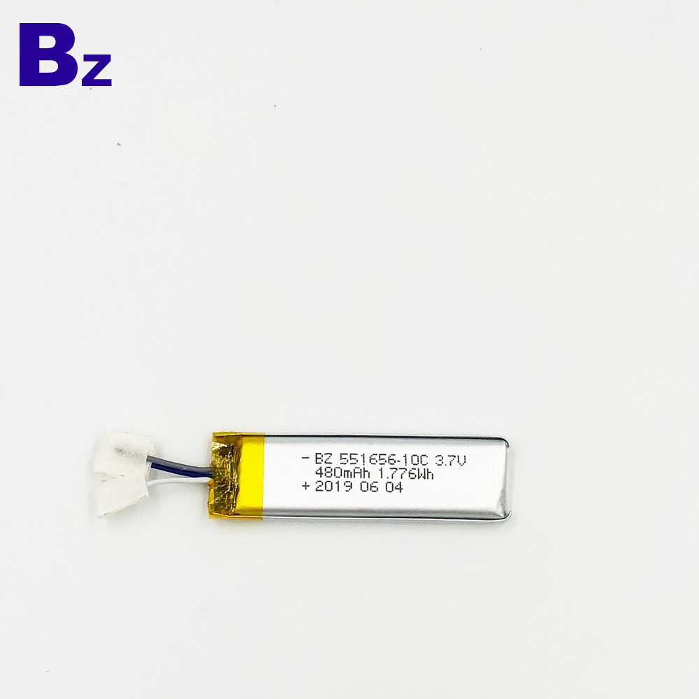 480mAh Li-Polymer Battery