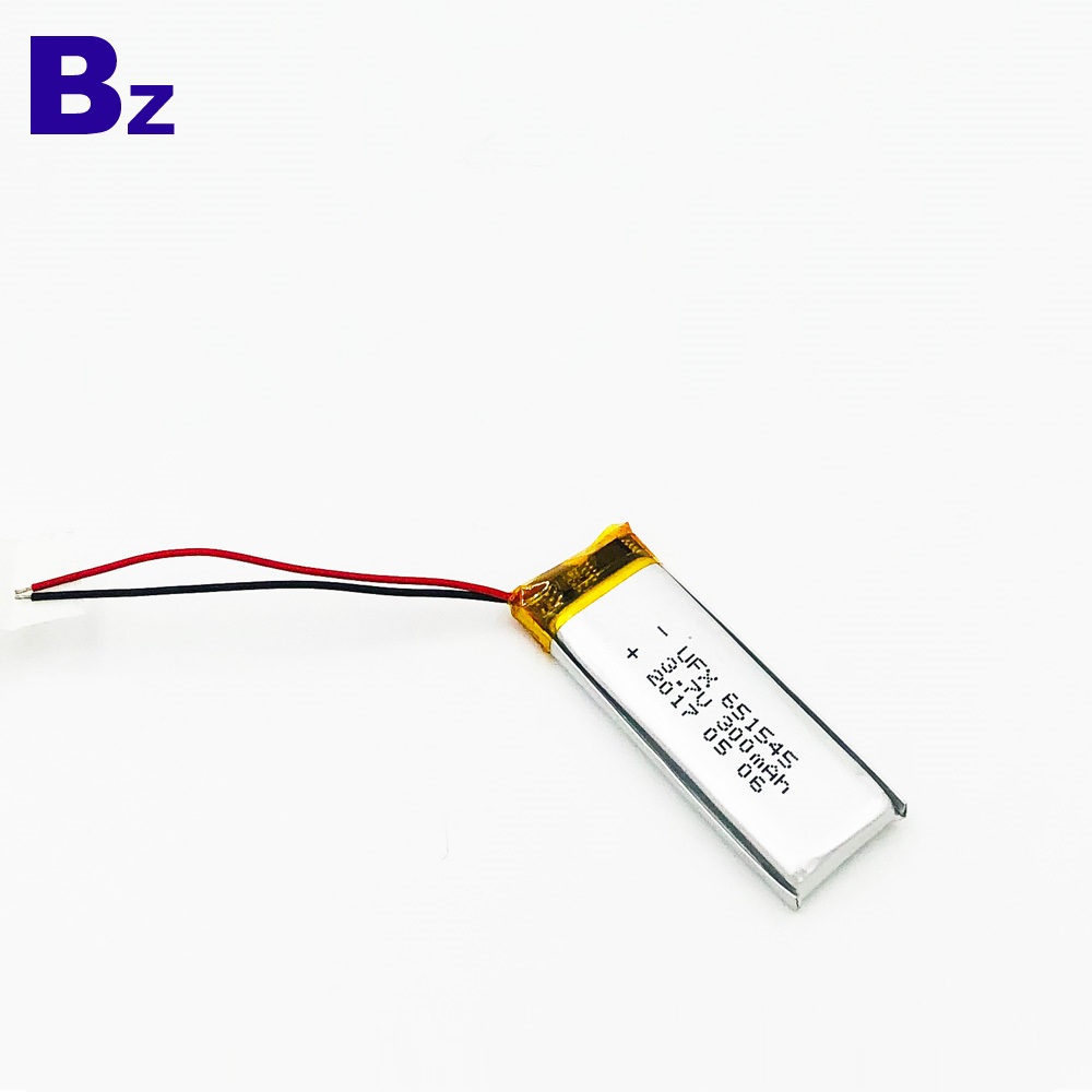 300mAh Li-Polymer Battery With Wire 