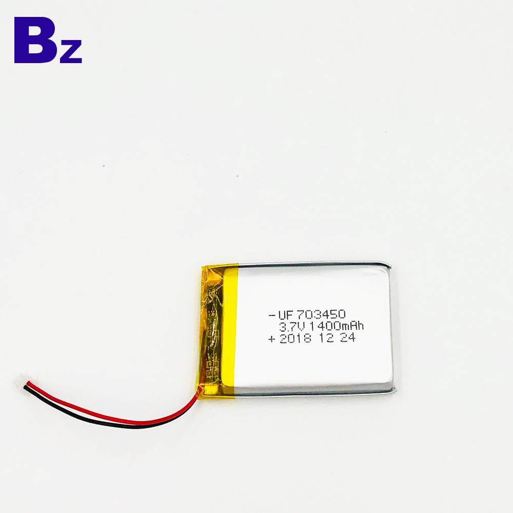 1400mAh 3.7V Lithium Battery 