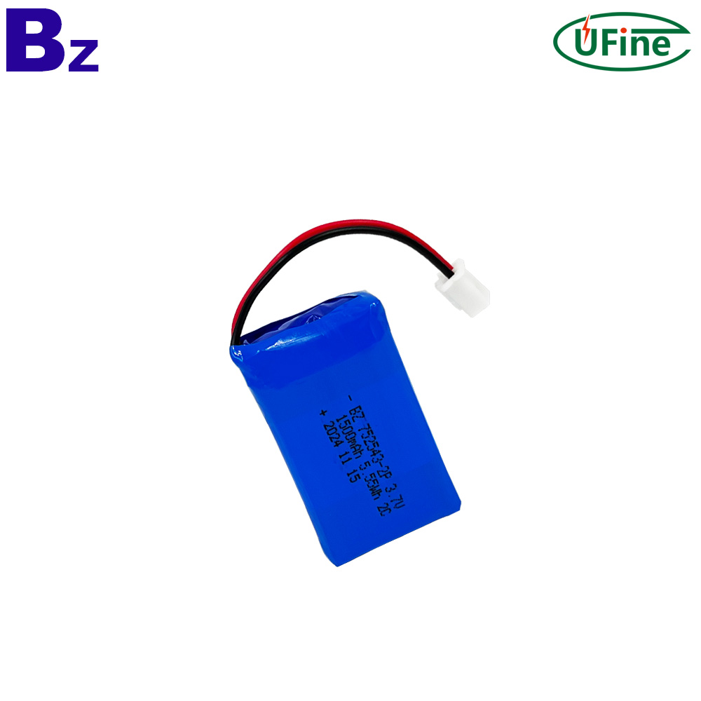 의료 장비용 3.7V 1500mAh C 방전율